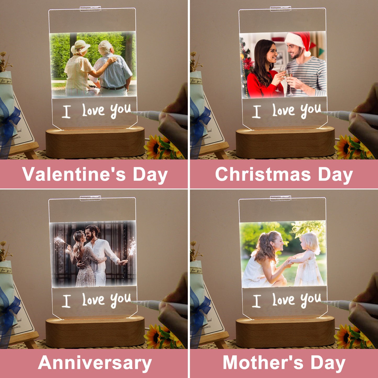 Personalized Photo Lamp LED Light