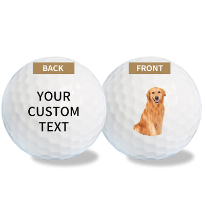 Regalo Personalizado de Pelotas de Golf, Pelota de Golf Personalizada, Pelotas de Golf Divertidas con Texto Personalizado