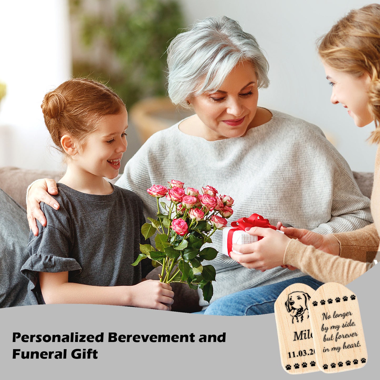 Personalized Dog Memorial Wind Chimes