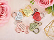 Custom Engraved Heart Shaped Wedding Love Lock