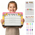 Personalized Name Practicing Board for Kids Cusotm Name Tracing Whiteboard with Dry-Erase Pen Back-to-School Gift for 3 4 5 Years Old Preschoolers Toddler Name Learning Handwriting