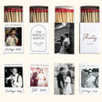 Fosforeras personalizadas, cajas de cerillas a granel con foto personalizada para regalos de cumpleaños, boda o compromiso