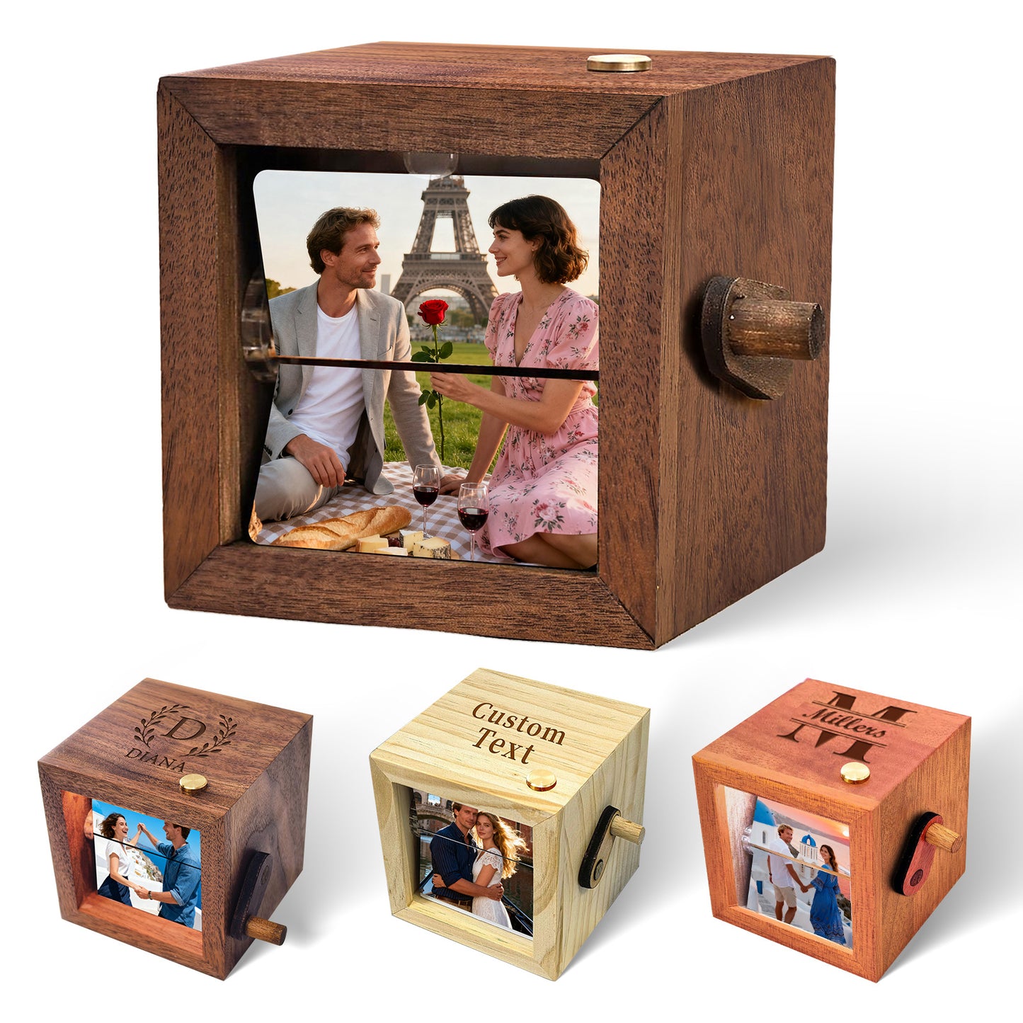 Personalized Photo Flip Box