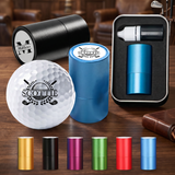 Sello Personalizado Grande para Pelotas de Golf – Logo de 20 mm con Estuche Metálico Nombre o Logo Personalizado Marcador Reutilizable para Pelotas de Golf Accesorios de Golf para Hombres Regalos para Amantes del Golf Golfistas Papá Esposo