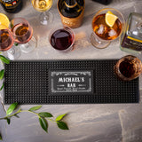Alfombrilla de barra personalizada | Regalos para bartenders y amantes de los cócteles | 2 tamaños disponibles