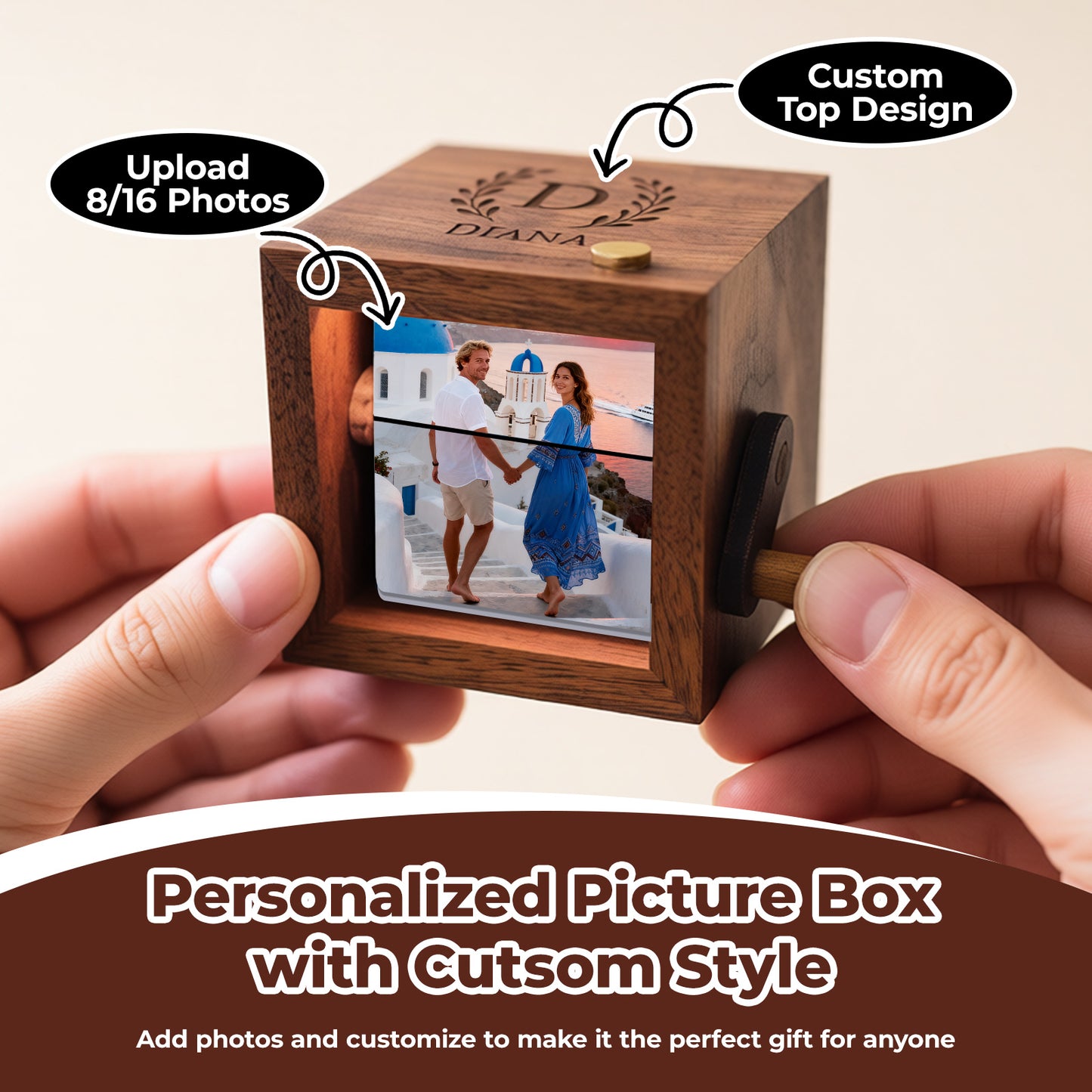 Personalized Photo Flip Box