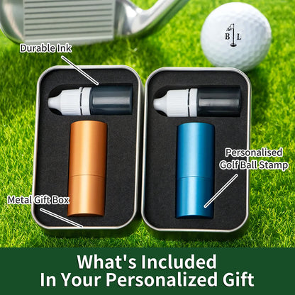 Personalized Golf Ball Stamp - Custom Logo & Name