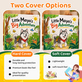 Personalized Dog Storybook with Photo & Name Custom Dog Adventure Book for Kids Toddler Bedtime Book Keepsake Gift for Pet Family Christmas Birthday Gifts for Pet Lovers Baby Shower Gifts