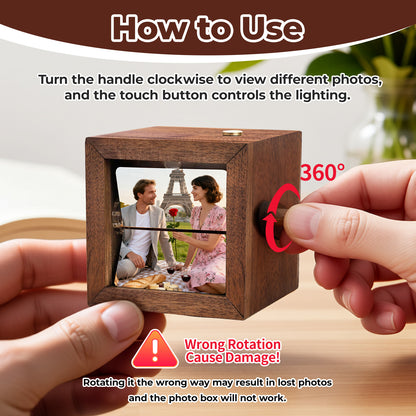 Personalized Flip Photo Box – Bring Your Memories to Life
