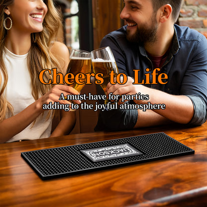 Personalised Bar Mat | Gifts for Bartender Drinking Lover Cocktail Lover | 2 Sizes Available