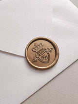 Custom Wax Seal Stamp | Custom Logo Wax Seal for Wedding Invitations Business Brand Logo, Envelope Seal