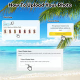 Custom Face Bathing Suit Personalized Picture Swimsuits for Women One Piece Swimwear with Husband Photos Pool Gifts