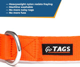 Personalized Dog Collar Custom Embroidered with Pet Name and Number