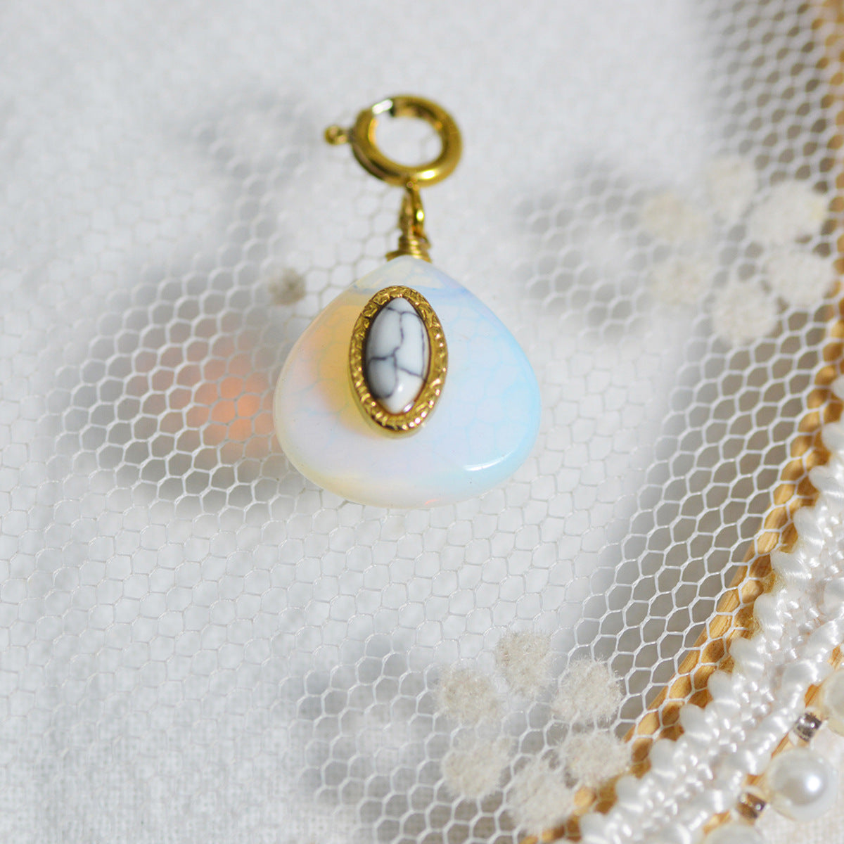 Personalized Gold Charm Necklace, Handmade Necklaces, DIY Ruby Charm Necklace