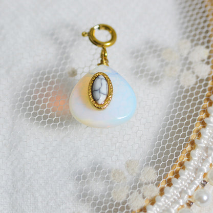 Personalized Gold Charm Necklace, Handmade Necklaces, DIY Ruby Charm Necklace