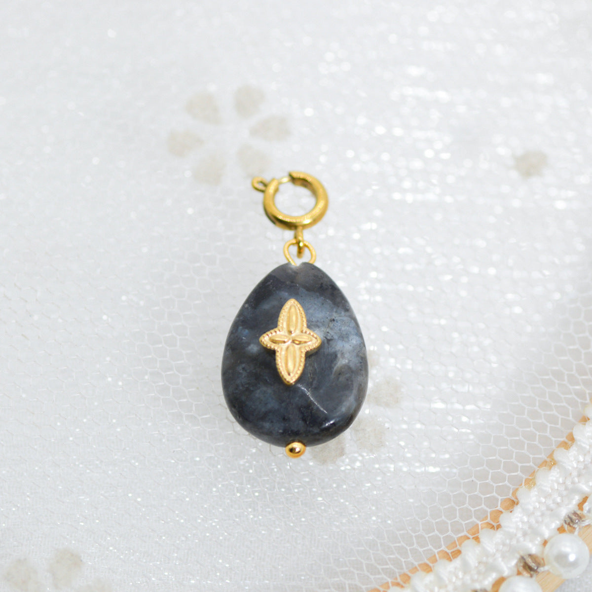 Personalized Gold Charm Necklace, Handmade Necklaces, DIY Ruby Charm Necklace