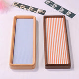 Narrow Fabric Mat Photobooth Strip Frame Solid Wood 2 Styles & 9 Colors Available Anniversary Gift
