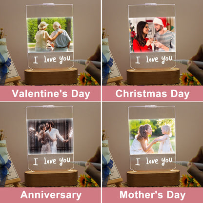 Personalized Photo Lamp LED Light