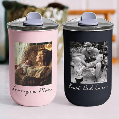 Custom Tumbler with Photo Gift for Mom Gift for Grandma Mom Gift from Daughter Birthday Gift Tumbler with PicturesTumbler Gift For Dad