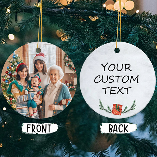 Personalized Christmas Ornaments with Photo
