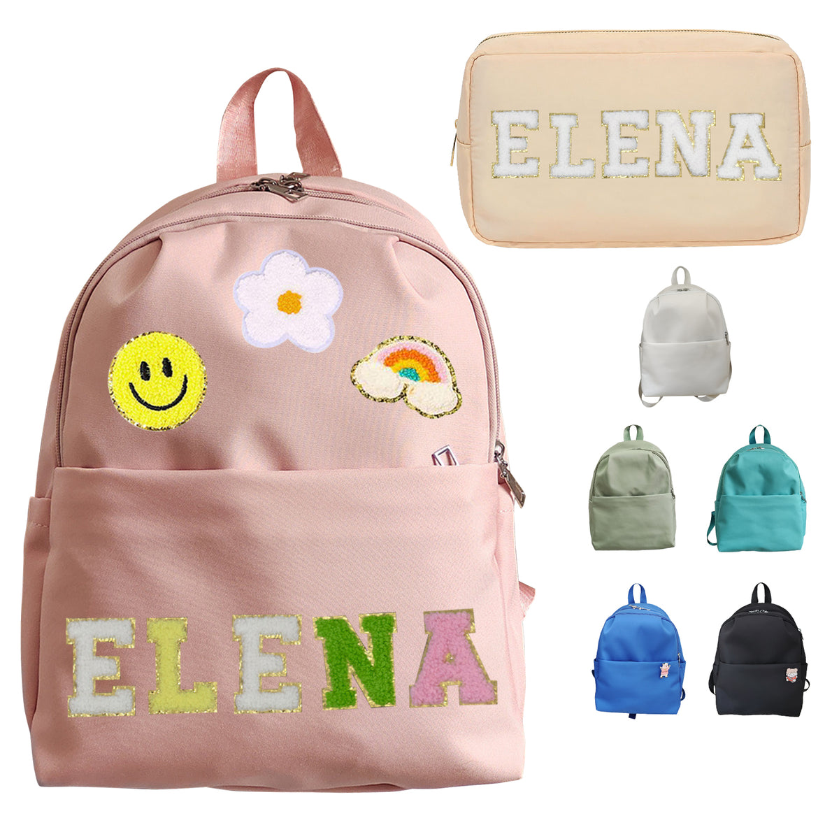 Mochila personalizada con parches