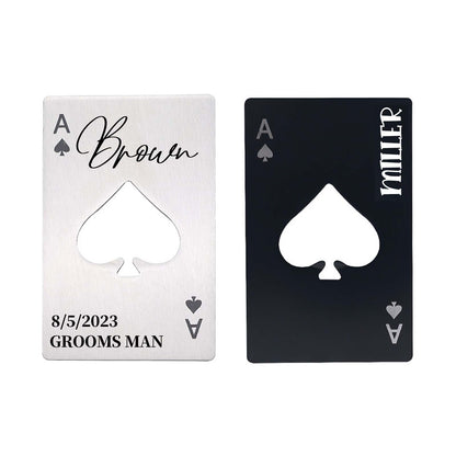 Personalized Stainless Bottle Opener