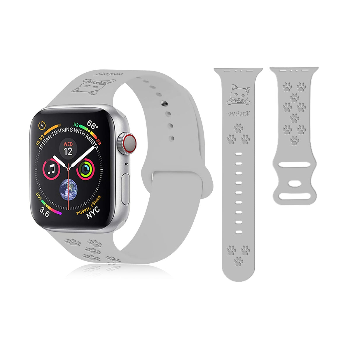 Correa de iWatch personalizada para gato