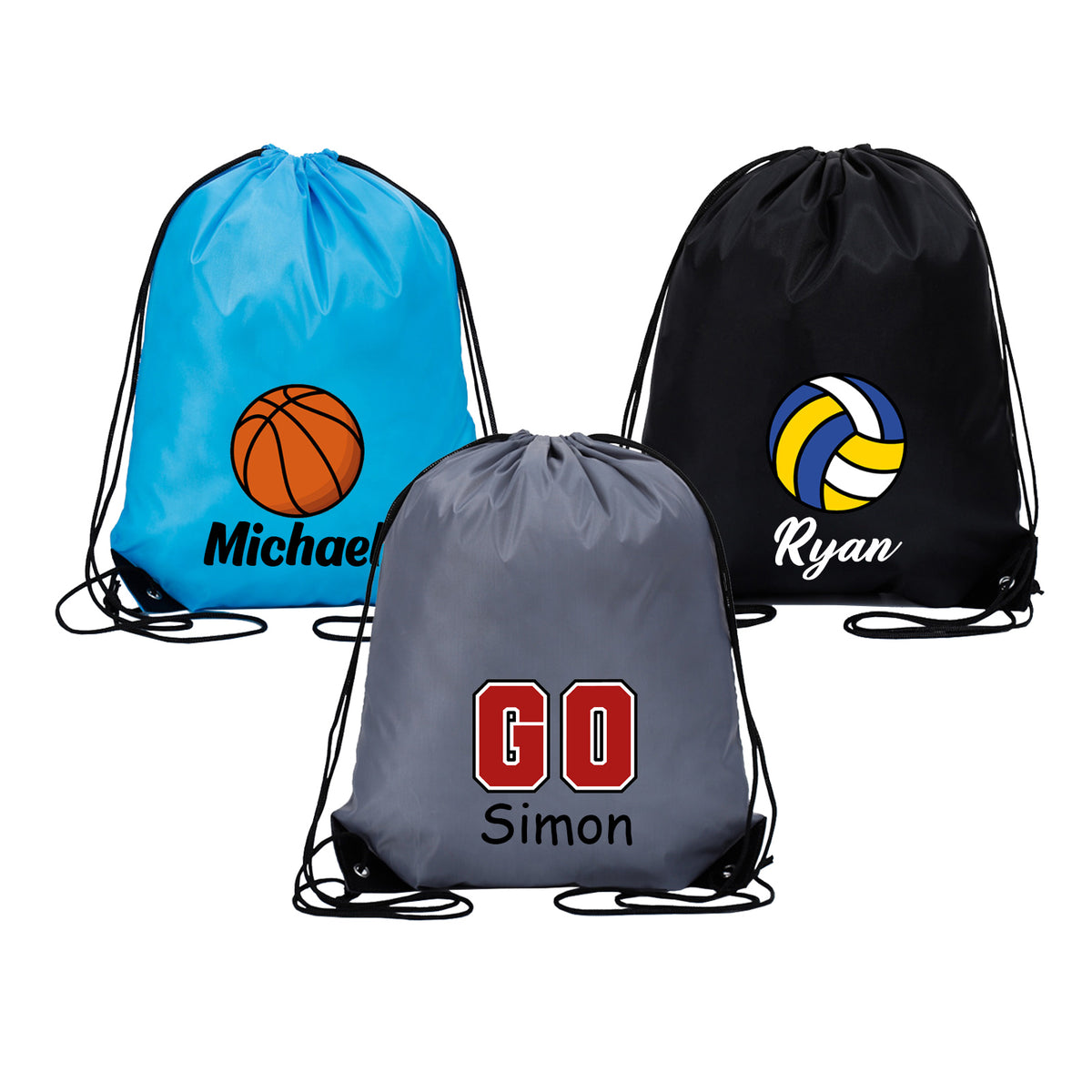 Bolsa de cordón personalizada y duradera, Bolsa para equipo deportivo personalizada