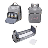 Mochila Pañalera Personalizada 3 en 1