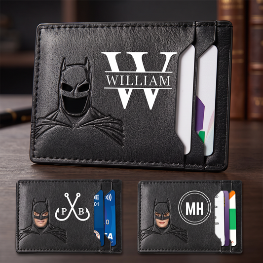 Personalized Bat Wallet with Name