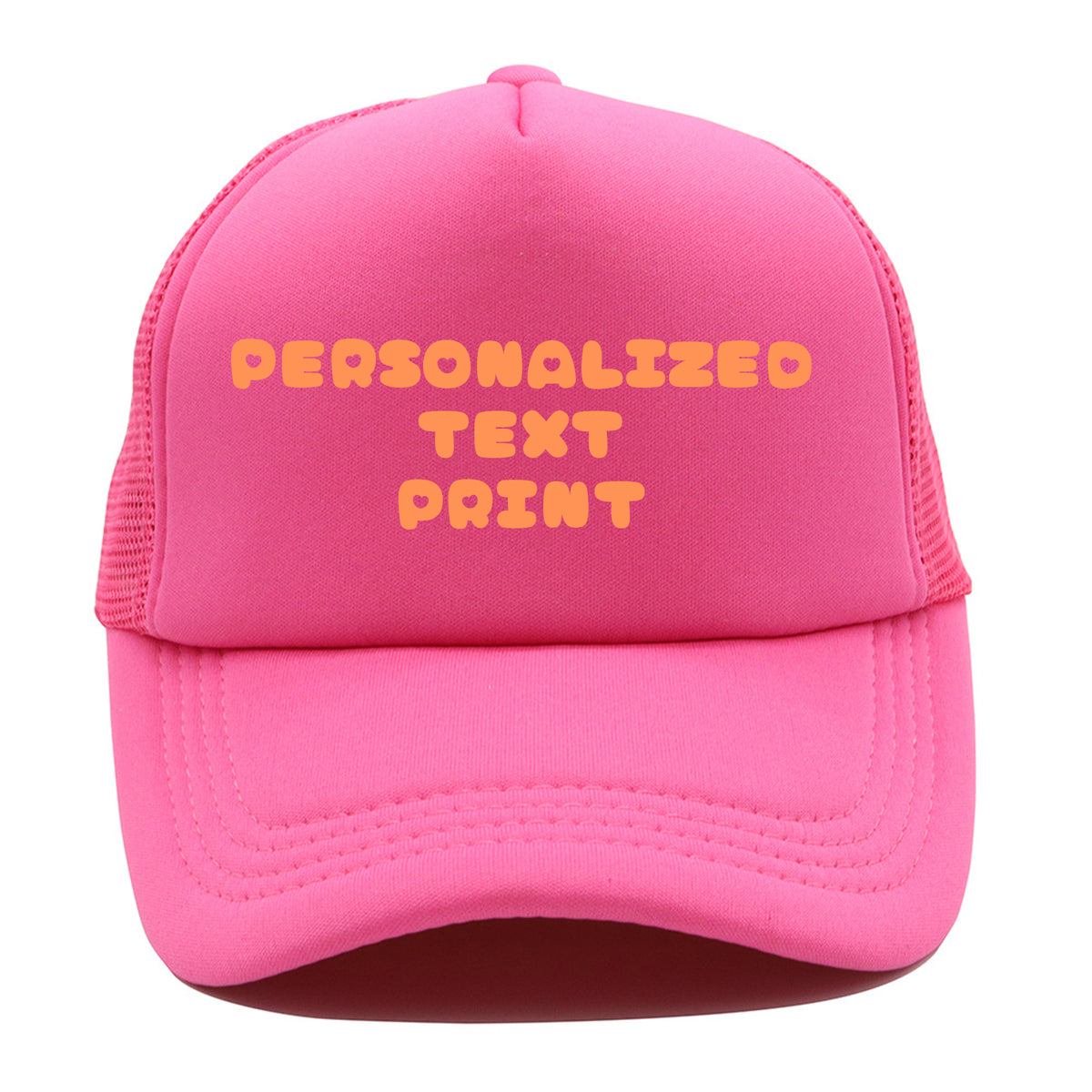 Gorra Trucker Personalizada, Logo de Texto, Unisex