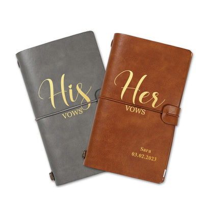 Personalized Wedding Vow Book Keepsake