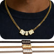 1Personalized Men Necklace with Family Name Custom 1-10 Names