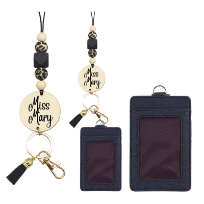 Cordón para profesor personalizado, Cordón personalizado, Cordones para profesores para insignias de identificación y llaves