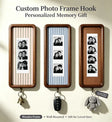 Narrow Fabric Mat Photobooth Strip Frame Solid Wood 2 Styles & 9 Colors Available Anniversary Gift