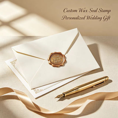 Custom Wax Seal Stamp | Custom Logo Wax Seal for Wedding Invitations Business Brand Logo, Envelope Seal