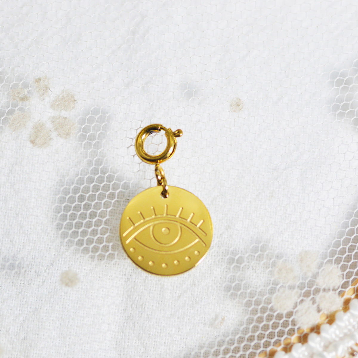 Personalized Gold Charm Necklace, Handmade Necklaces, DIY Ruby Charm Necklace