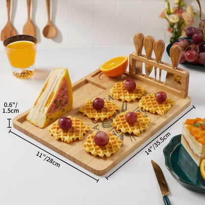 Personalized Engrave Charcuterie Board Set