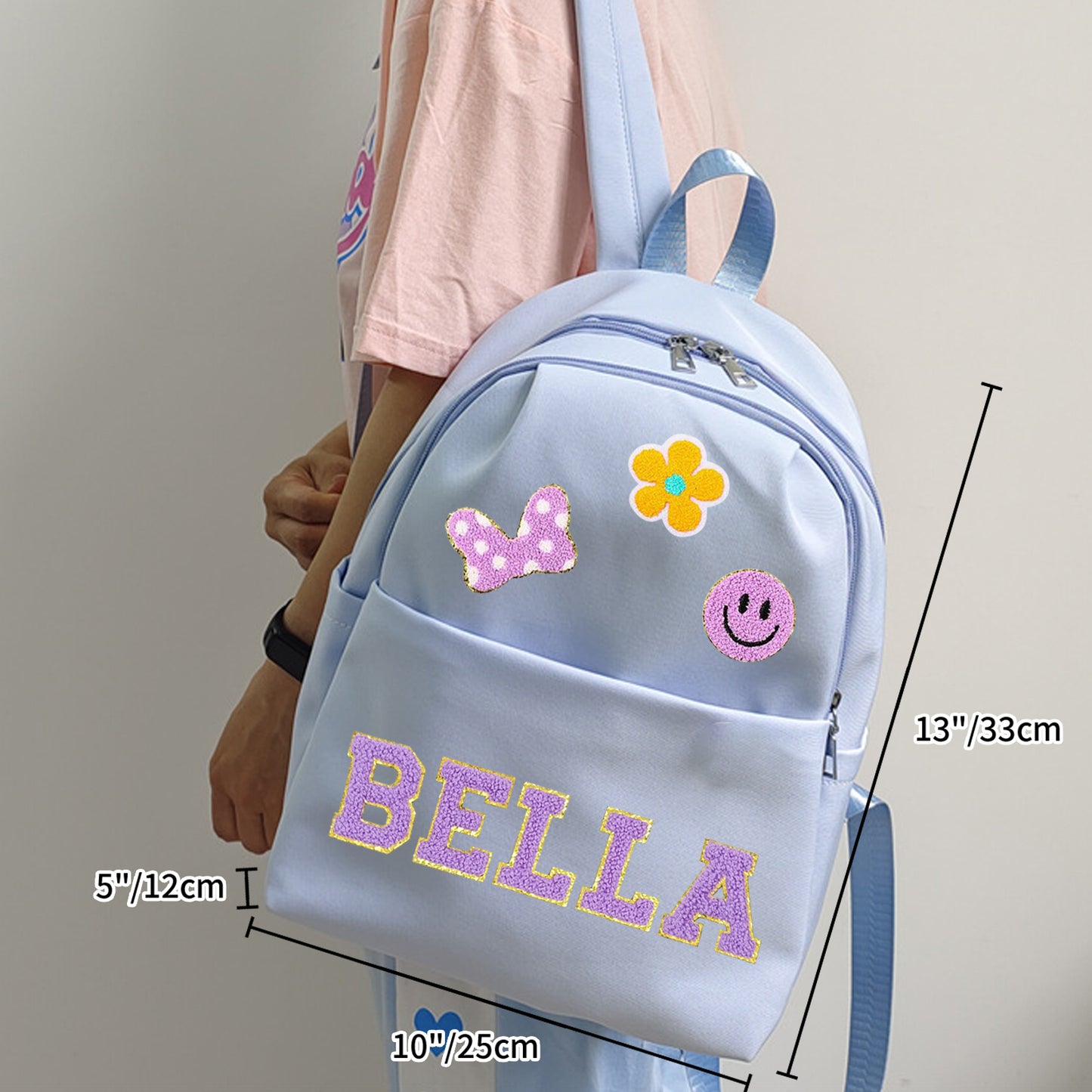 Personalized Backpack with Patches