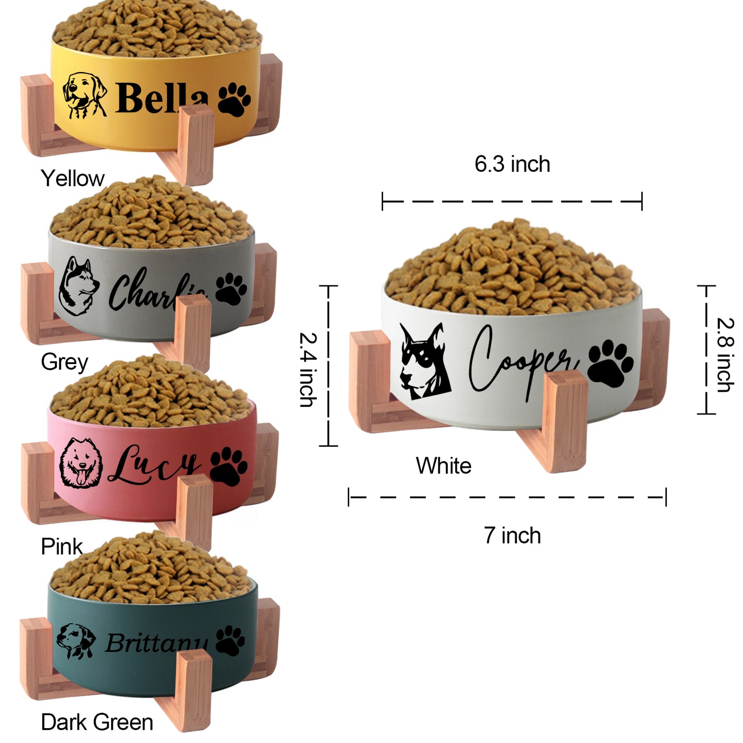 Personalized Dog Bowl with Name