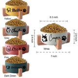 Comedero personalizado para perros con nombre