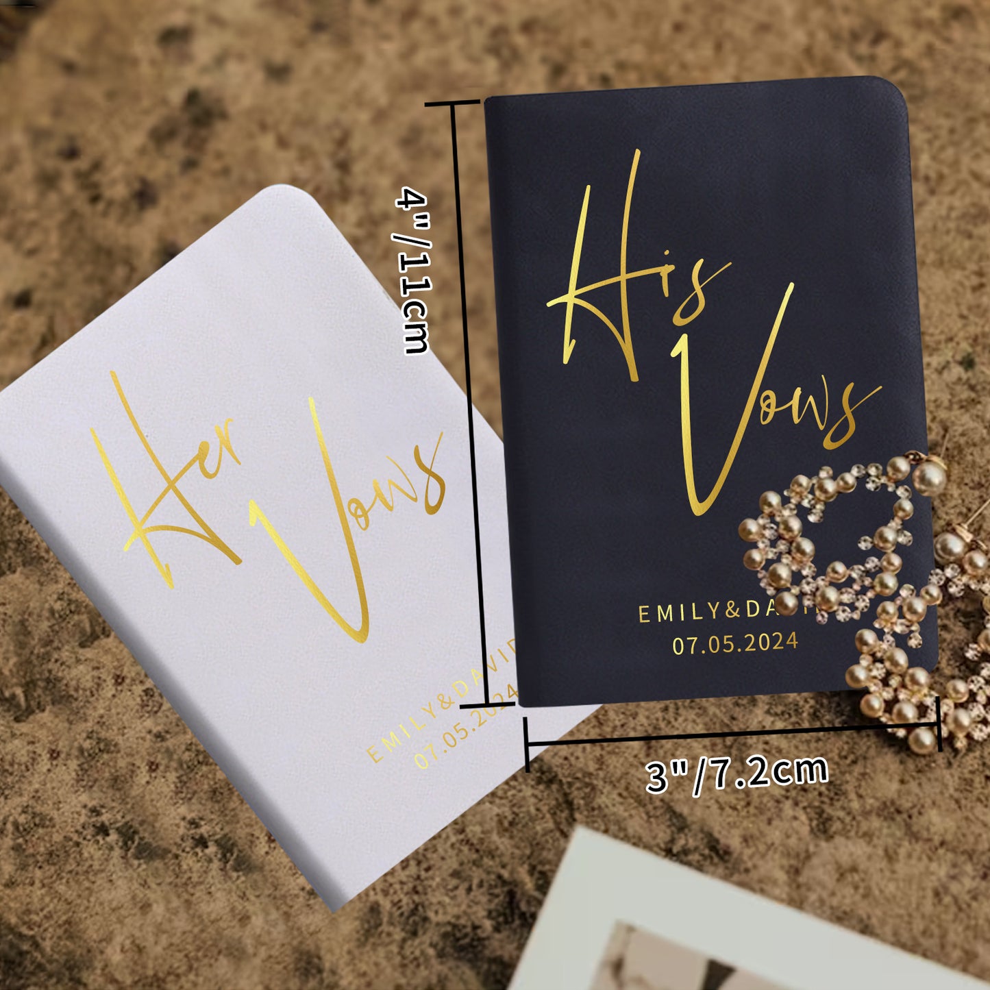 Personalized Wedding Vows Book