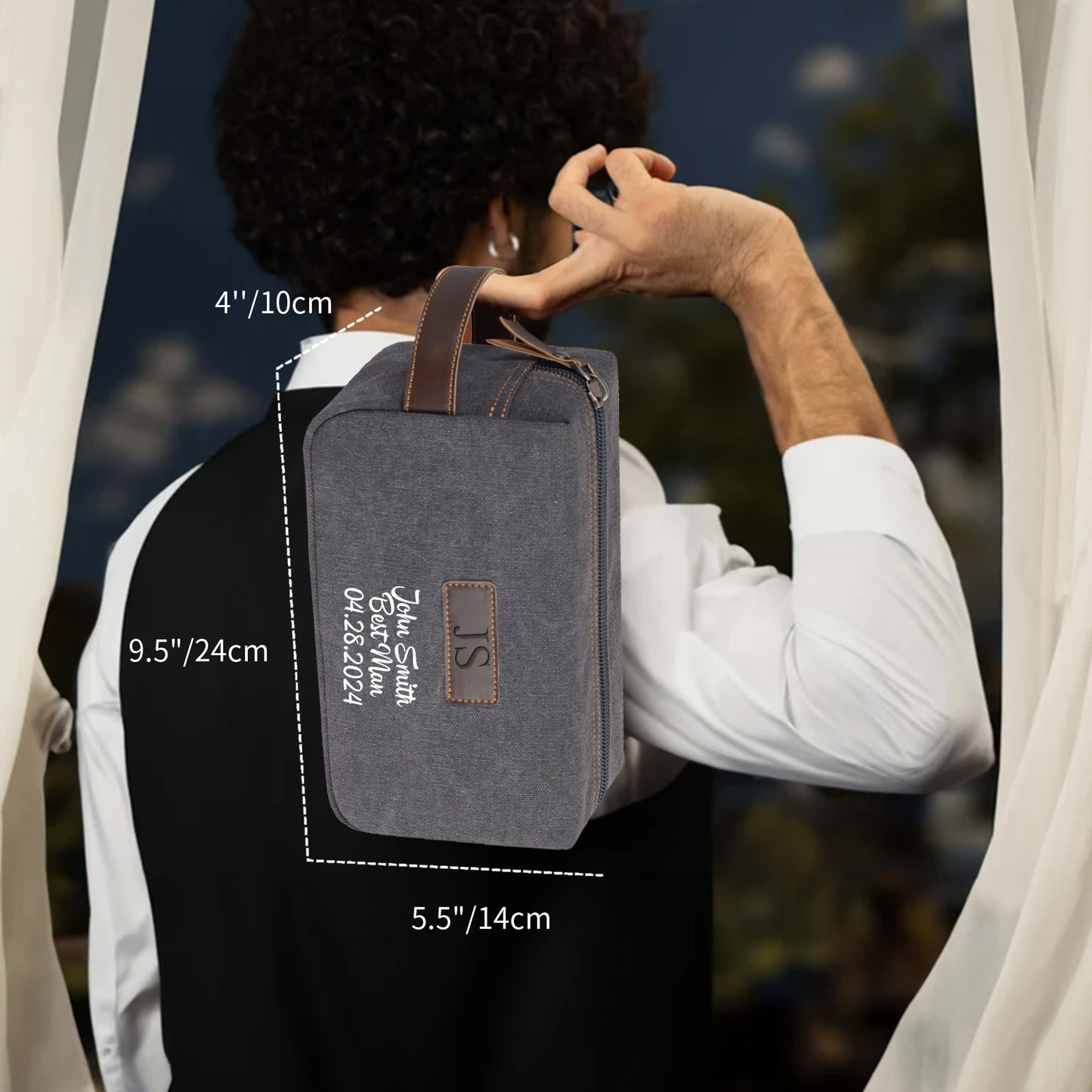 Personalized Canvas Toiletry Bag