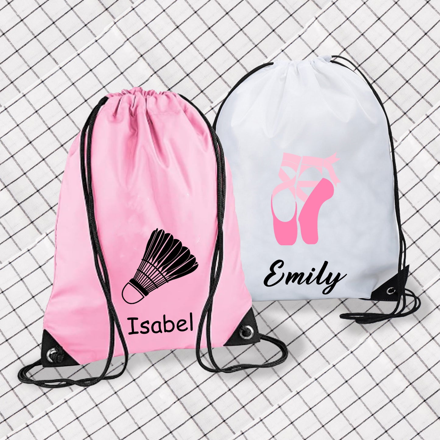 Personalised Durable Drawstring Bag, Customised Sports Equipment Bag