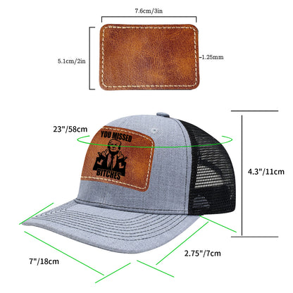 You Missed Trump Shot Handmade Hat