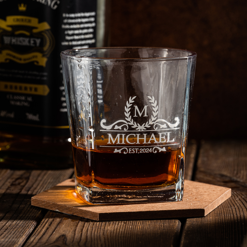Personalized Whiskey Glass Gift for Men