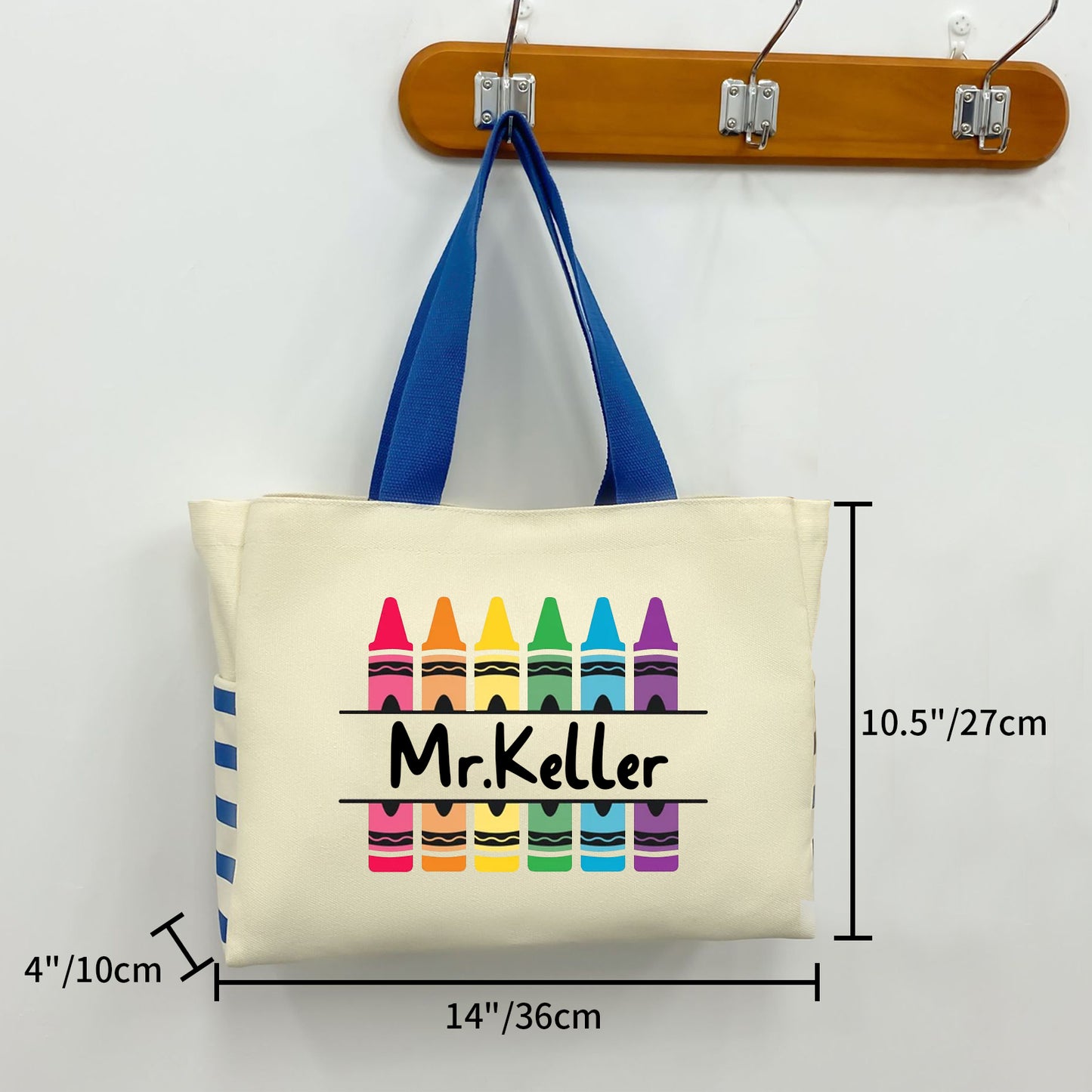 Personalized Teacher Tote Bag