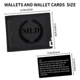 Billetera Personalizada para Hombre, Billetera con Monograma Personalizado para Hombre, Billetera de Cuero Sintético Personalizada