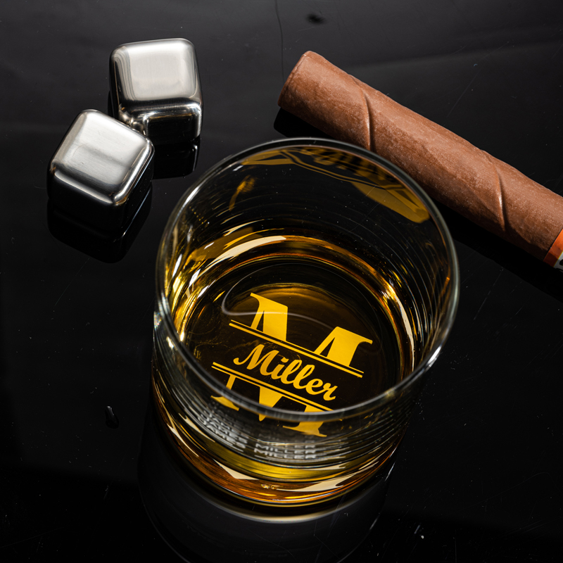 Personalized Whiskey Glass Gift for Men