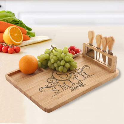 Personalized Engrave Charcuterie Board Set